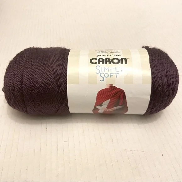 Caron Simply Soft 100% Yarnspirations Plum Perfect Yarn. - Picture 5 of 5